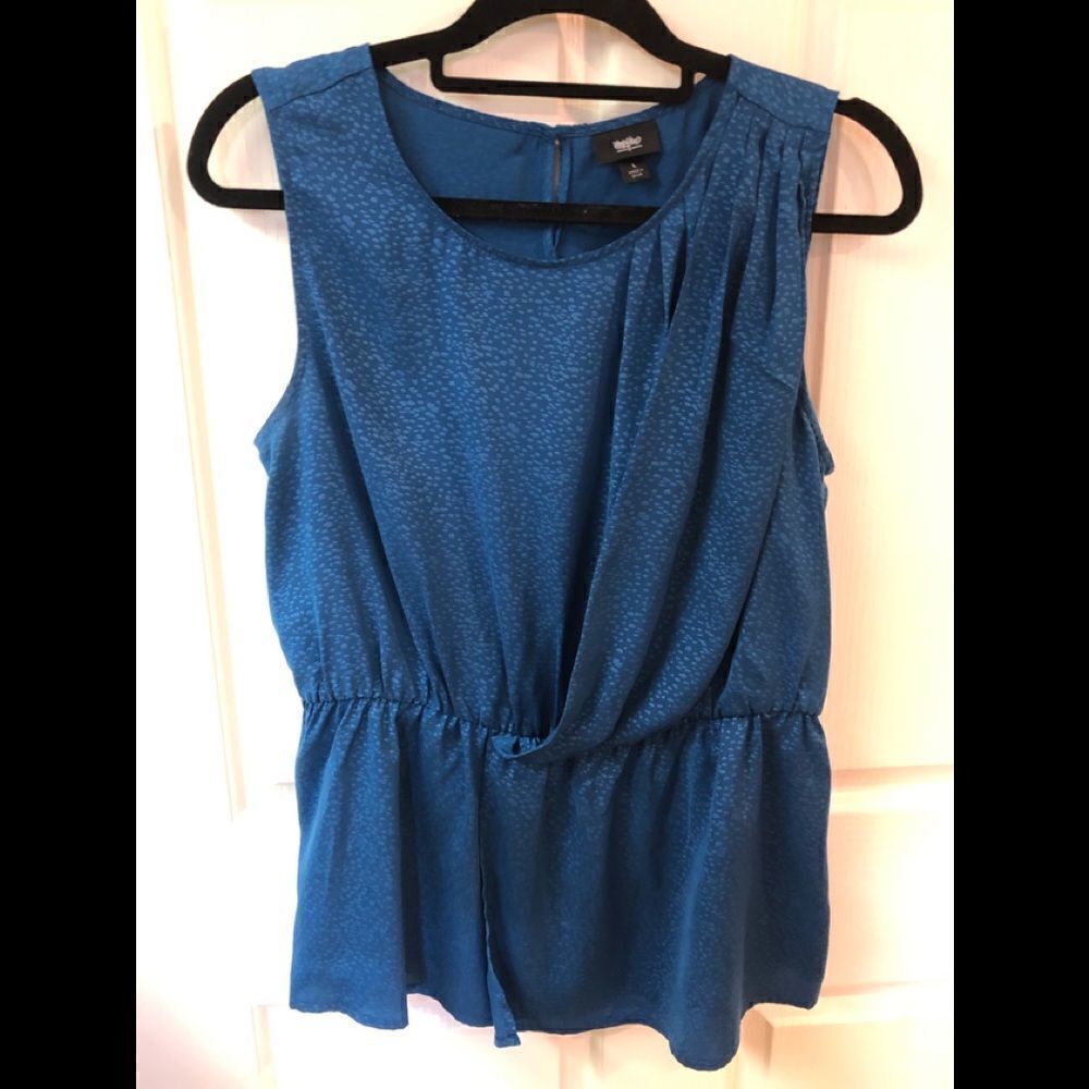 Massimo drape sleeveless blouse